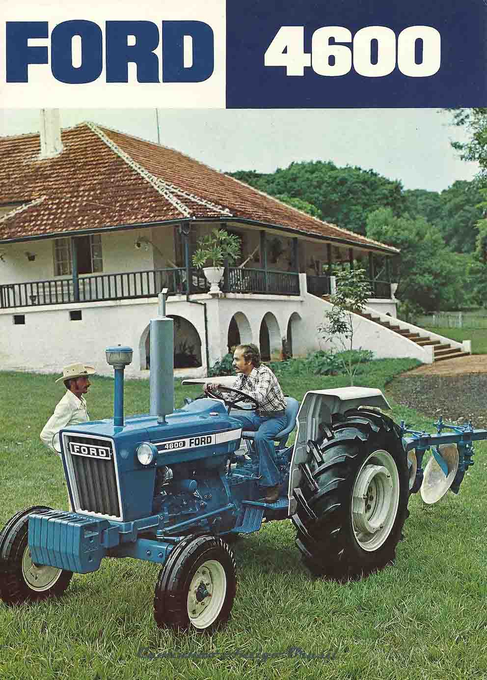 Ford 4600 från Brasilien; synlig modellmärkning verifierad.