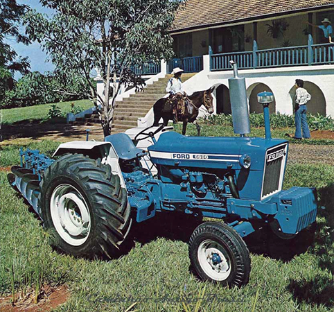 Ford 6600 Gen1 från Brasilien; synlig modellmärkning verifierad.